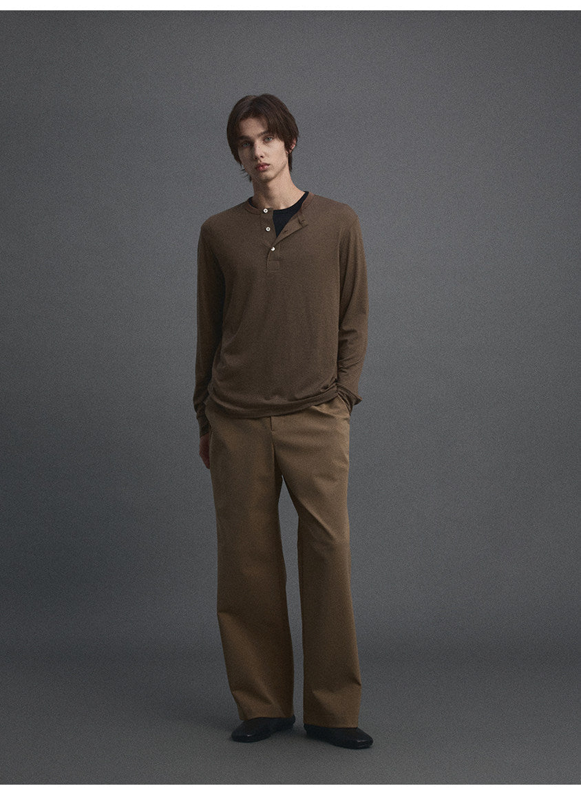 Wide-Leg Comfort Casual Pants