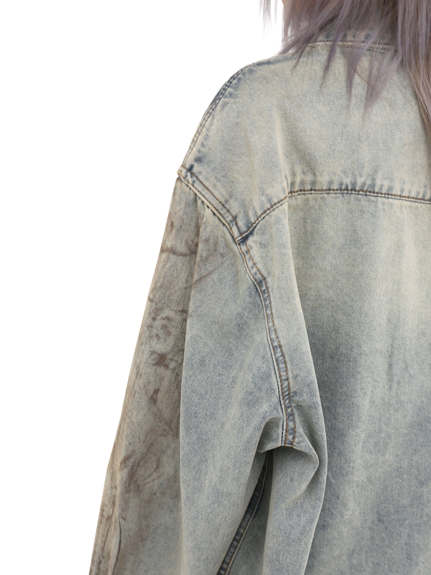 Dirty Mud Dyed Denim Shirt