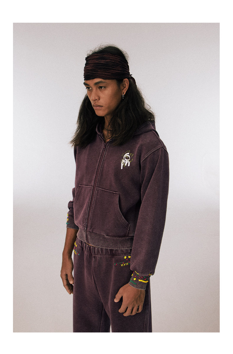 Jamaican Beads Hooded Sweatshirt