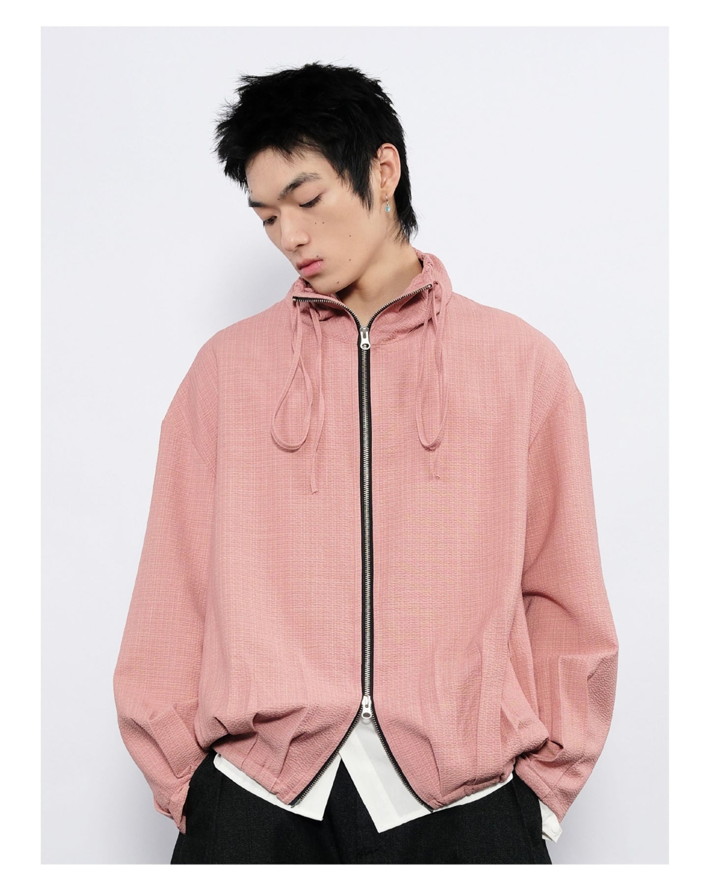 Double-pleated jacket