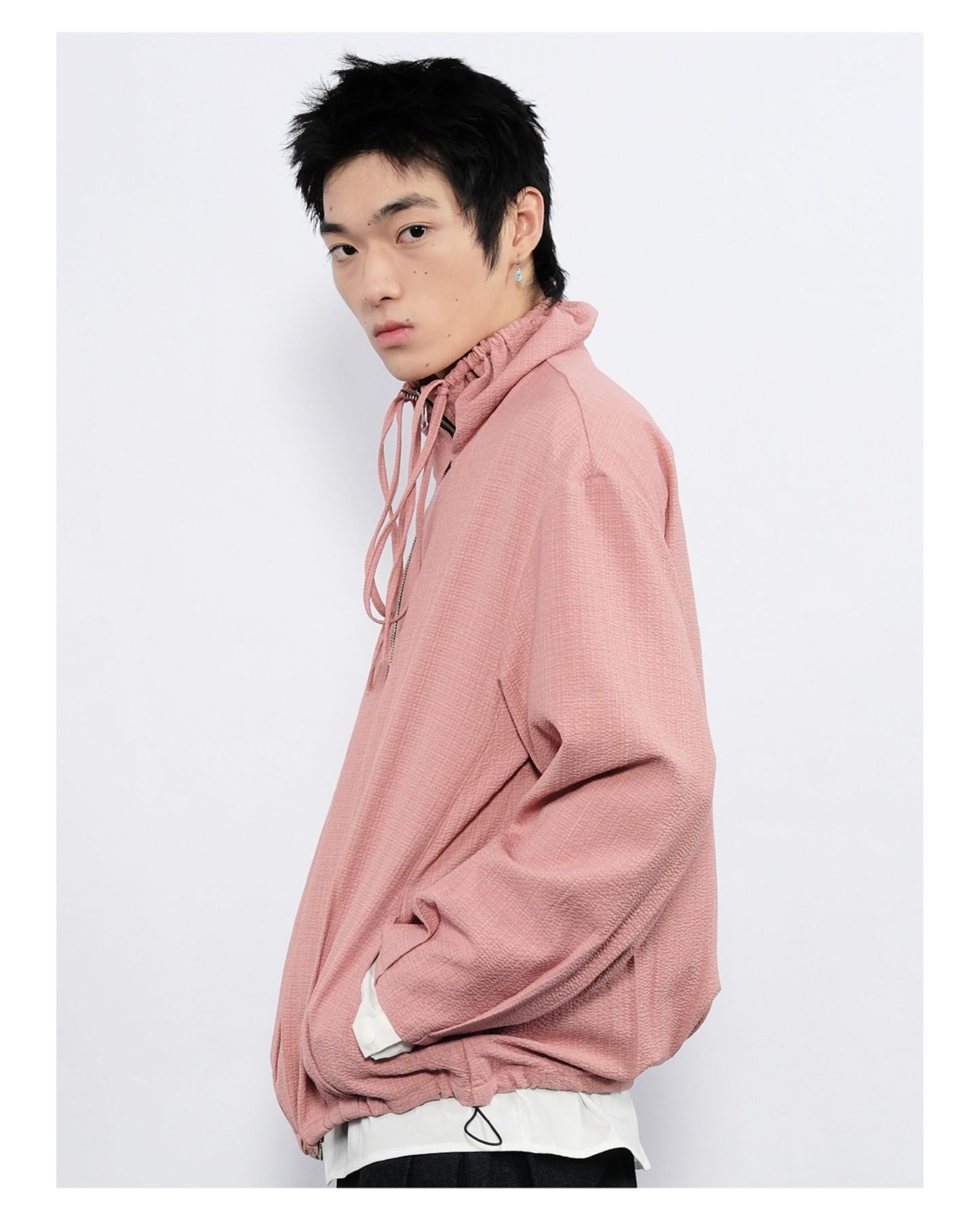 Double-pleated jacket