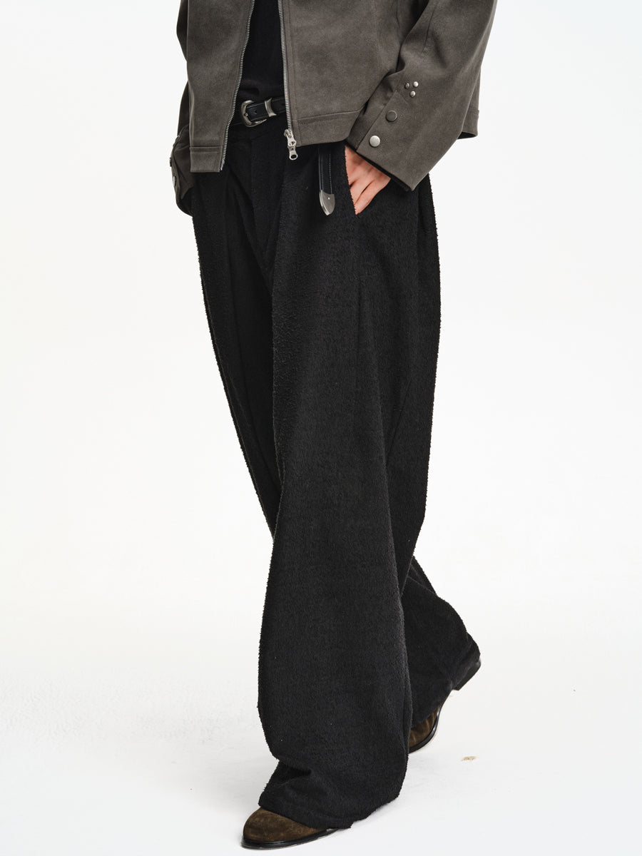 Custom-Woven Twill Casual Pants