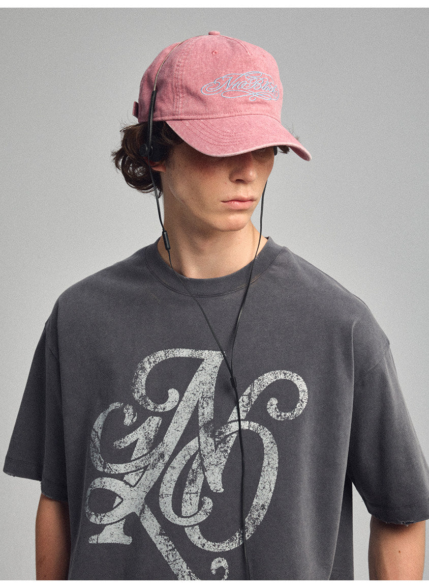 Alphabet Print T-Shirts