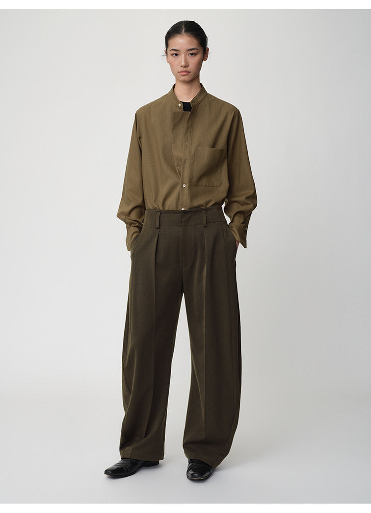 Retro-Style Casual Pants