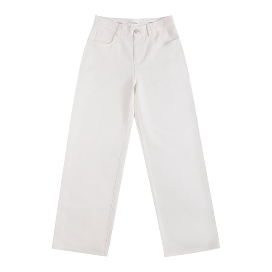 Slim fit straight pants