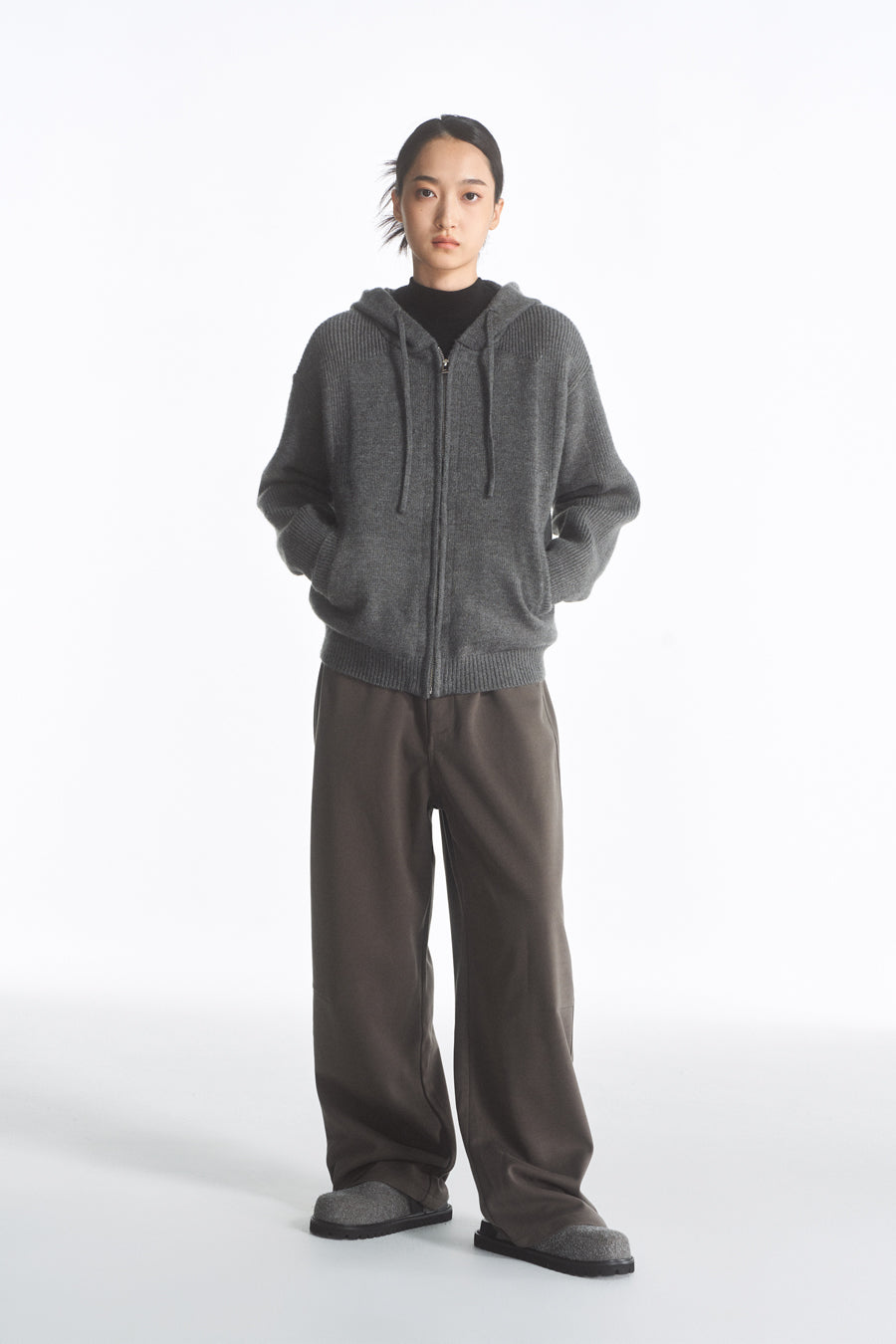 Drawstring Hooded Sweater