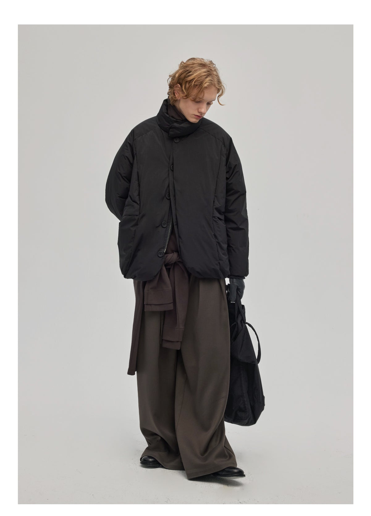 Stand collar down jacket