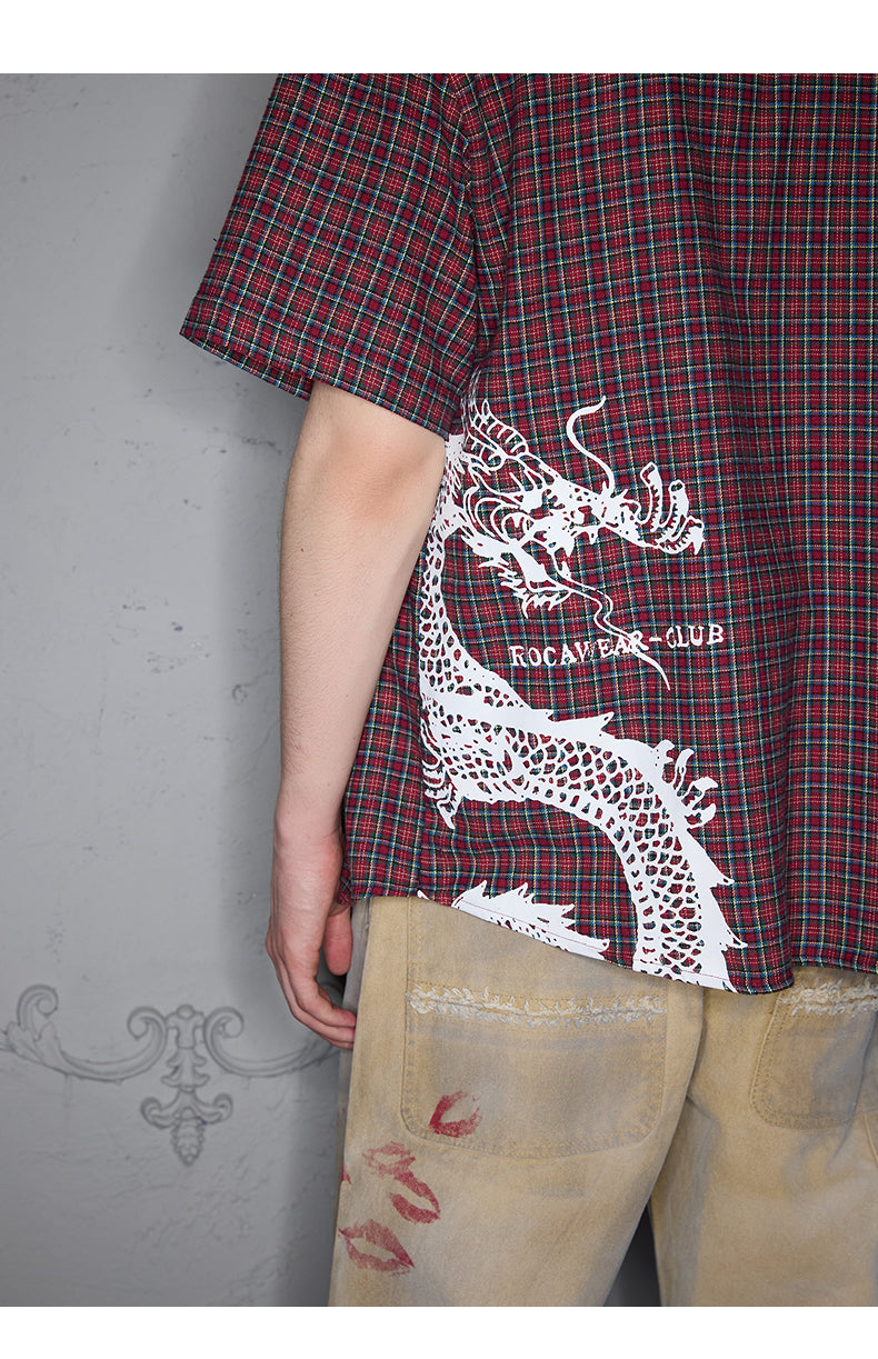 Retro Character Print Shirt