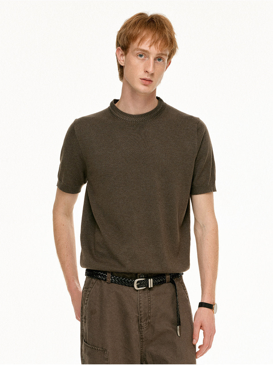 Luxury-Style Knit Shirt