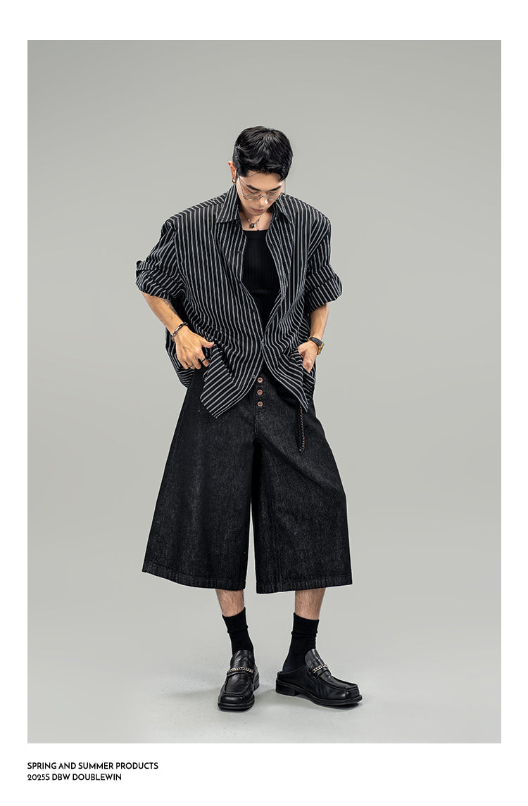 Breathable striped shirt