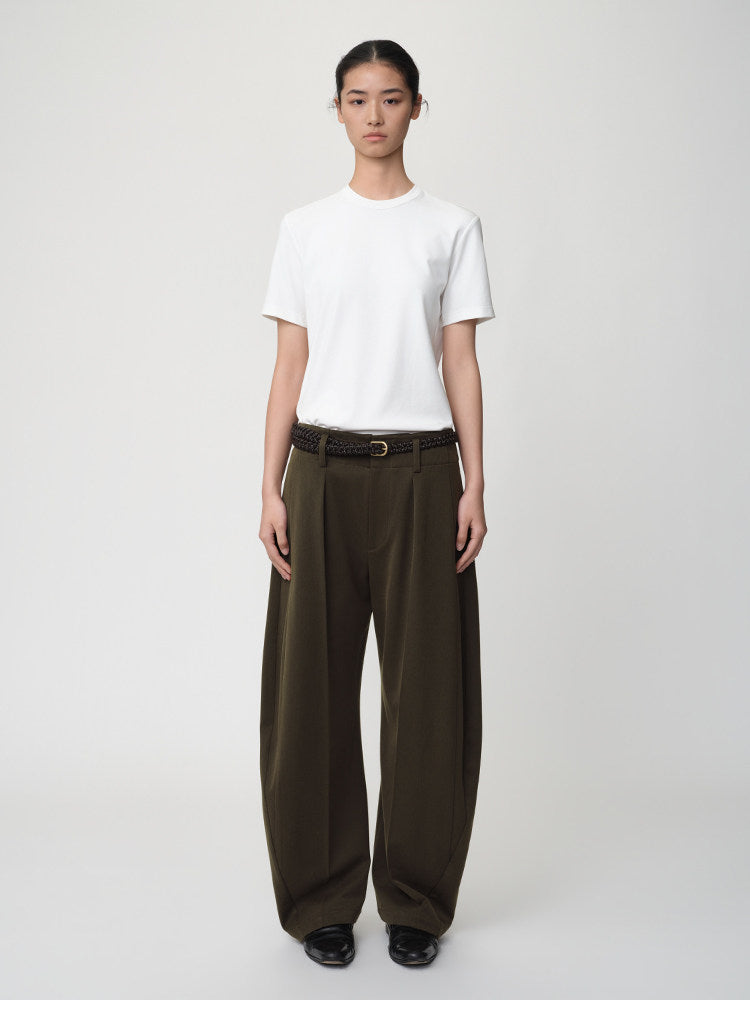 Retro-Style Casual Pants