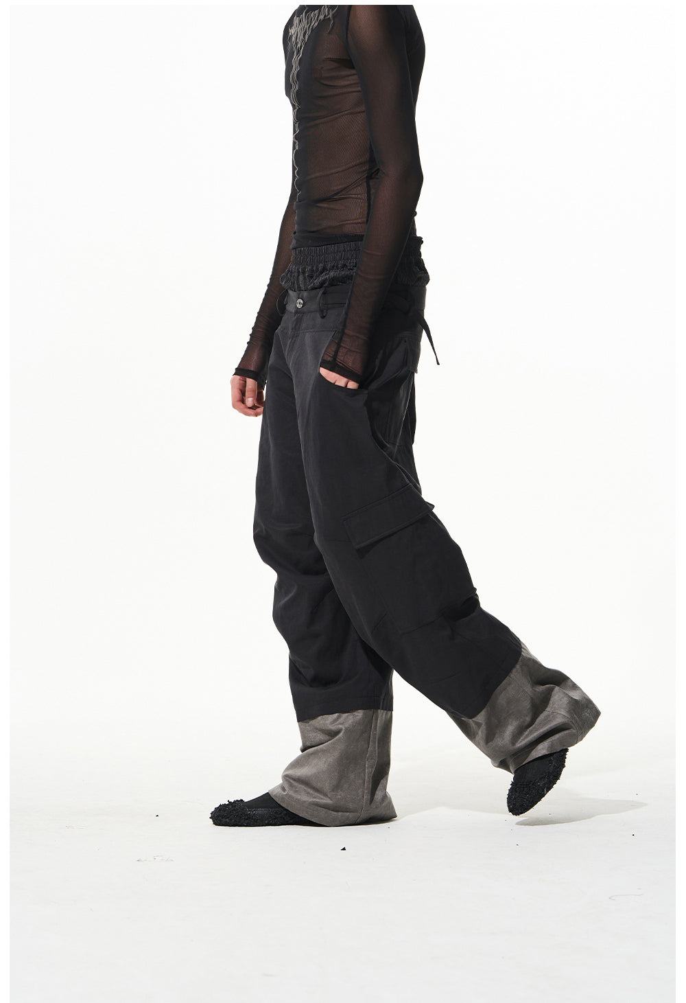 Three-layer workwear casual pants