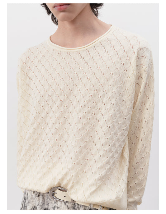 Multi-color Hollow-Weave Shirt