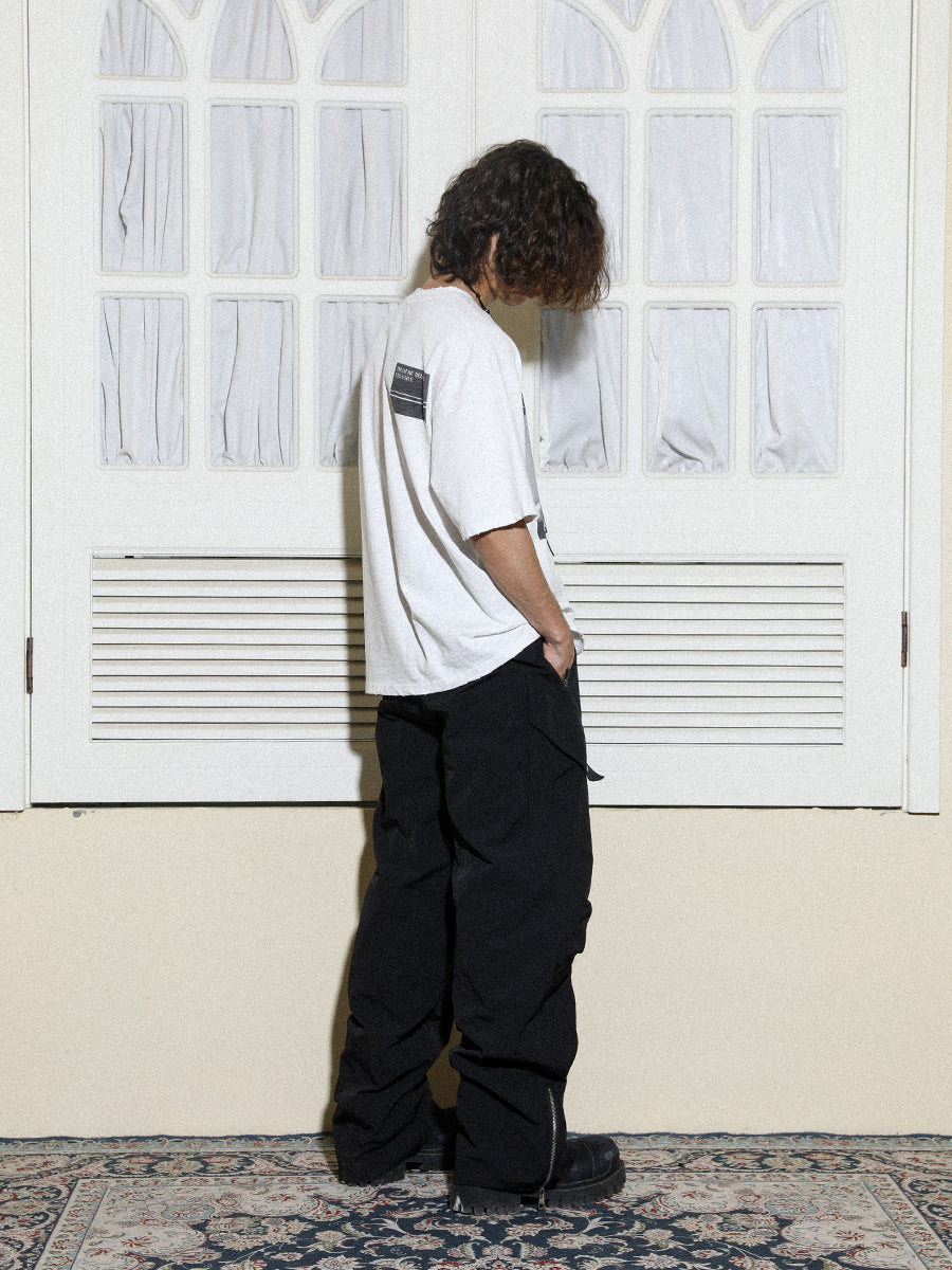 Three-dimensional pocket zipper nylon work pants