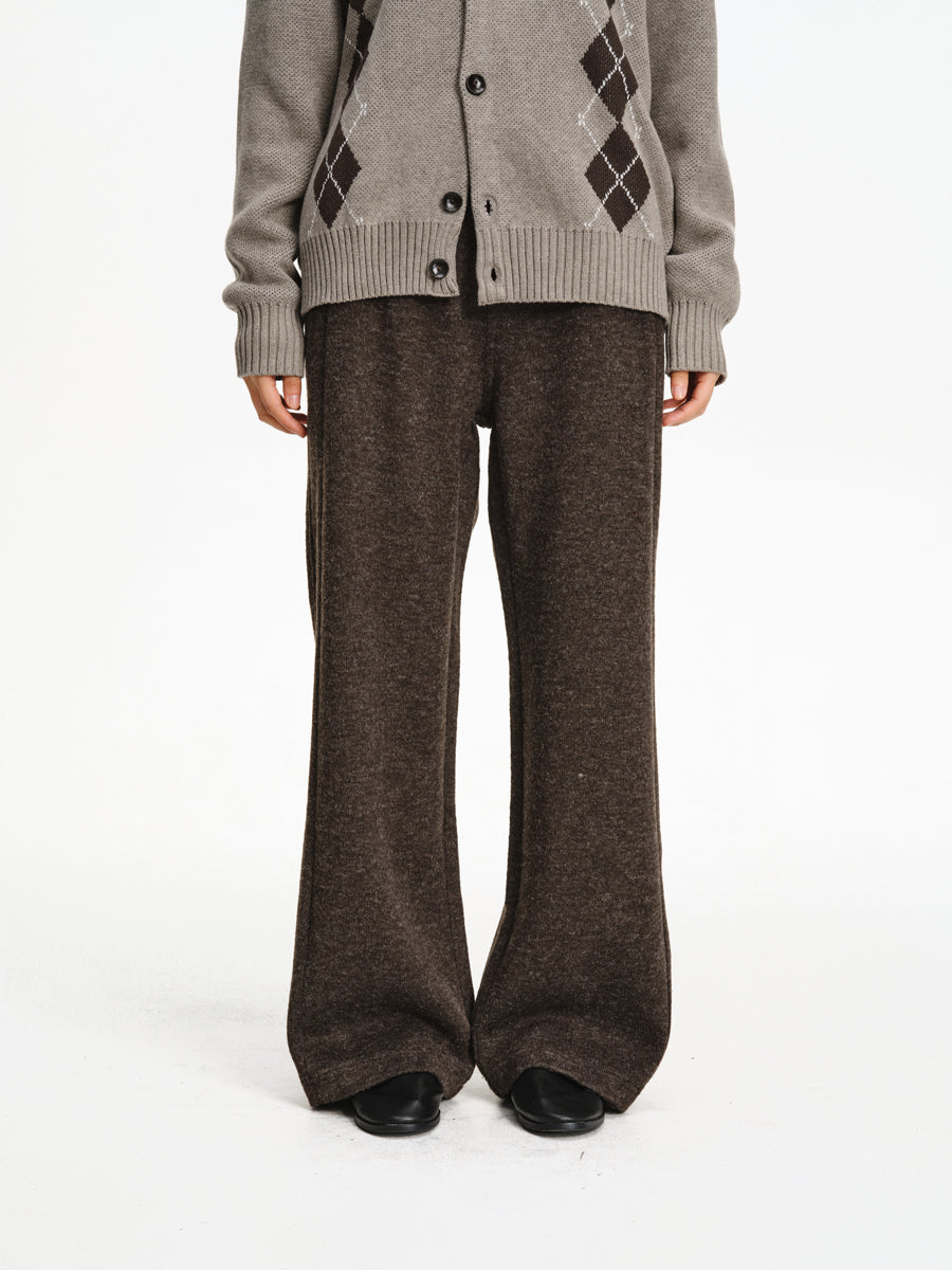 Drawstring Knit Casual Pants