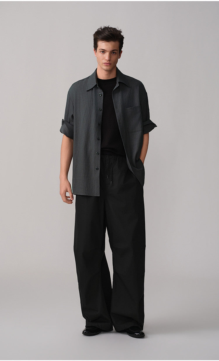 Roll-Up Sleeve  Lightweight Shirt