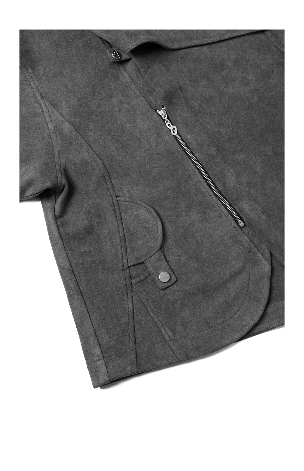 Suede Short-Length Loose Jacket