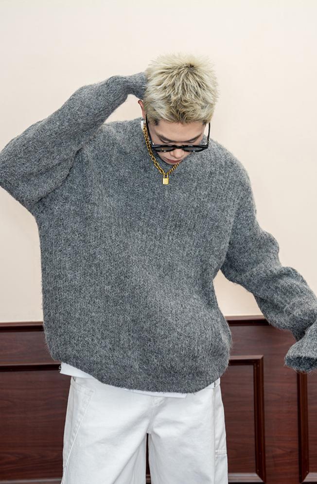 Oversized Round Neck Sweater