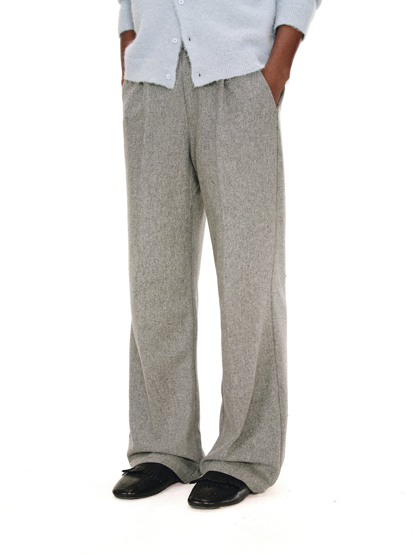 100% Wool Casual Pants