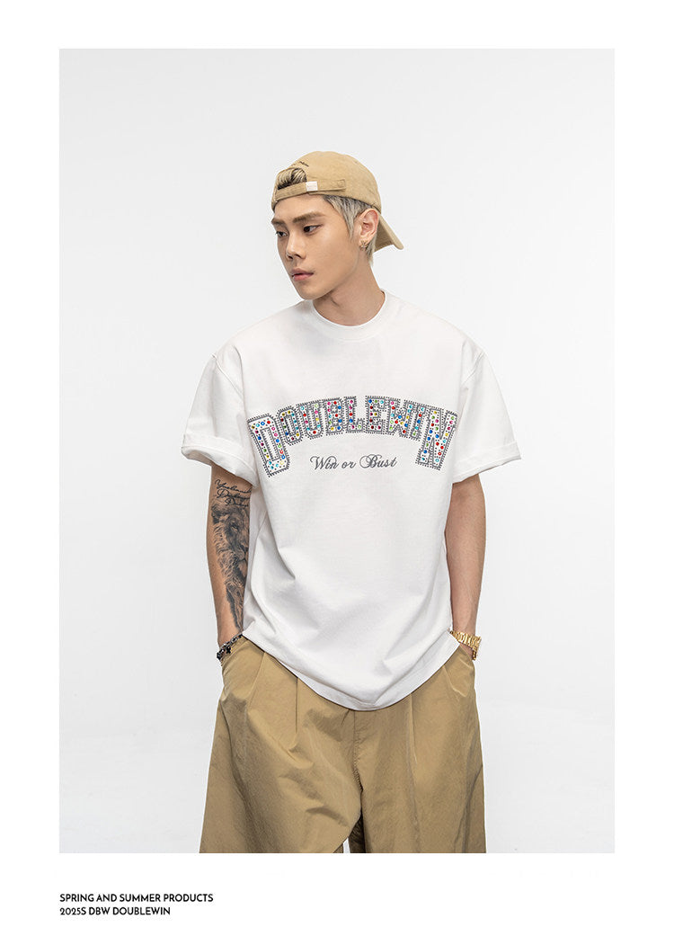 Loose-fit Round-Neck Casual T-Shirt