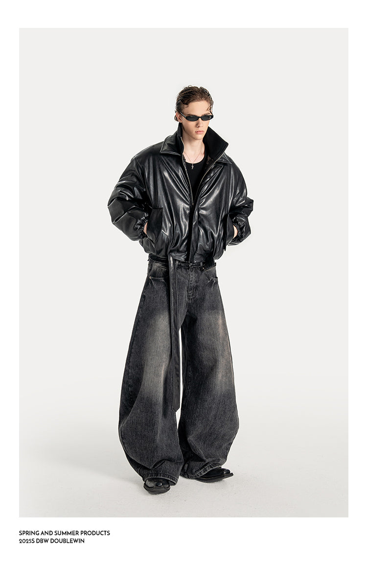 Glossy Double-Layer Color Jacket