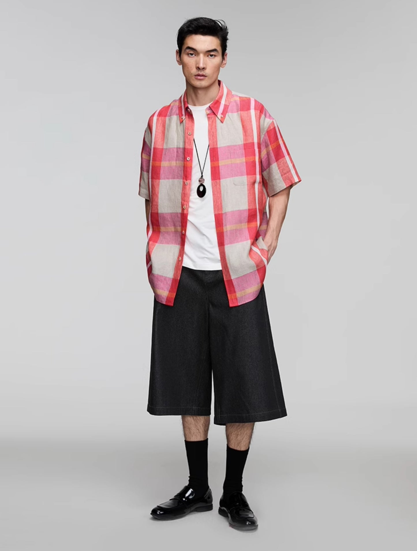 Casual Patch Pocket Shirt