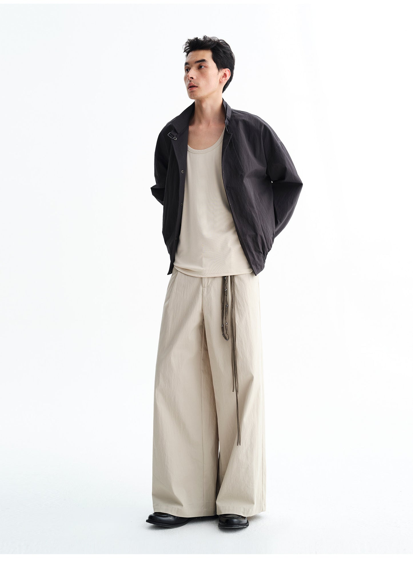 Collar Tie Washed Jacket