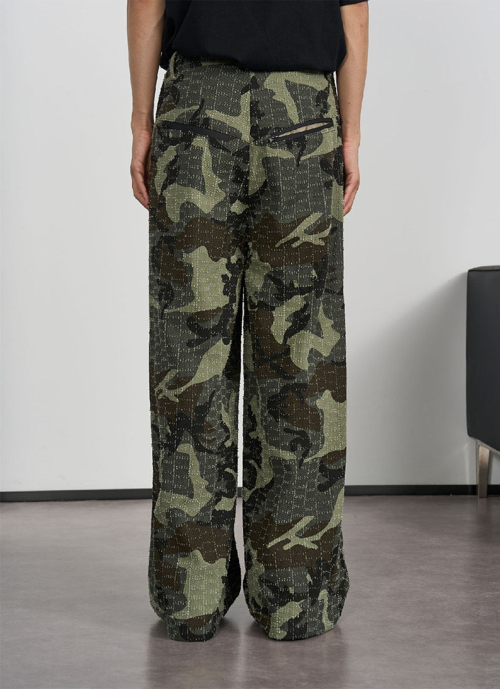 Camouflage Casual Wide Pants
