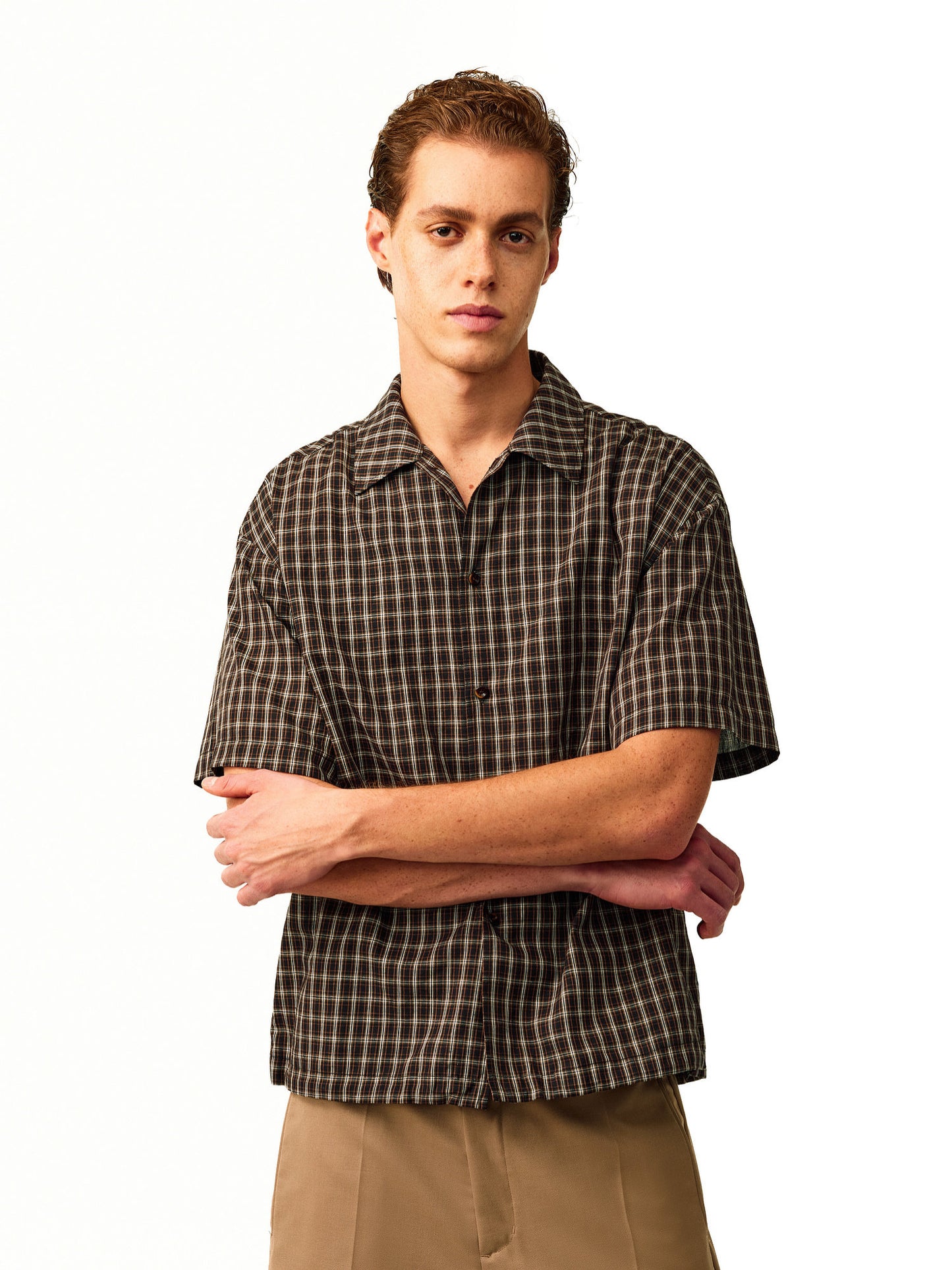 Linen Check Shirt