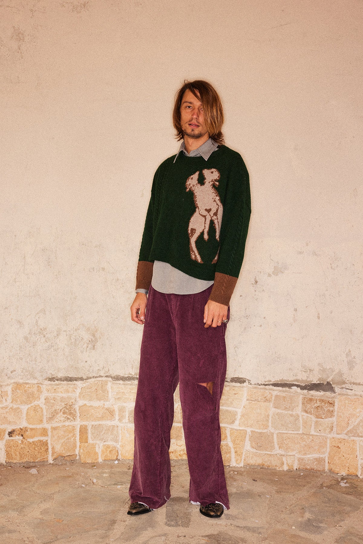 Round Neck Pullover Sweater