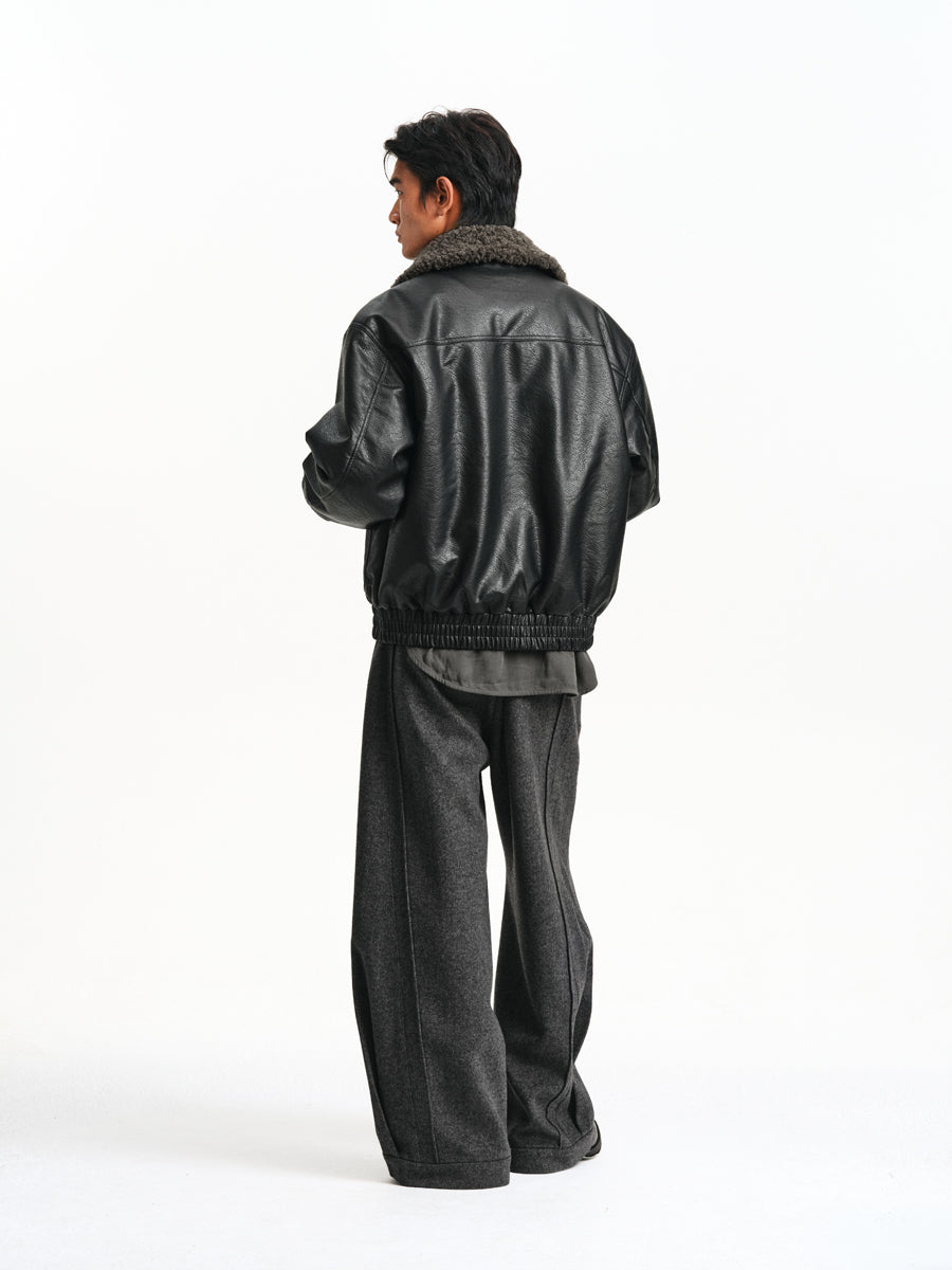 Three-dimensional cut casual pants