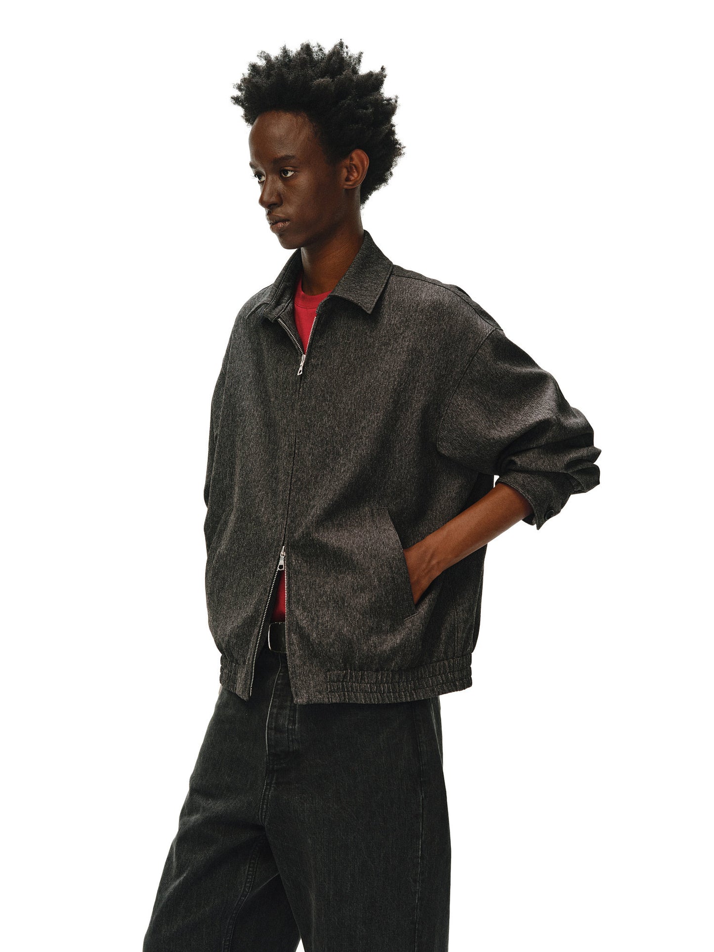 Snowflake Texture Lapel Jacket