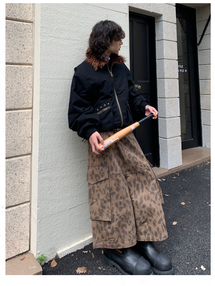 Washed and Aged Bomber Jacket