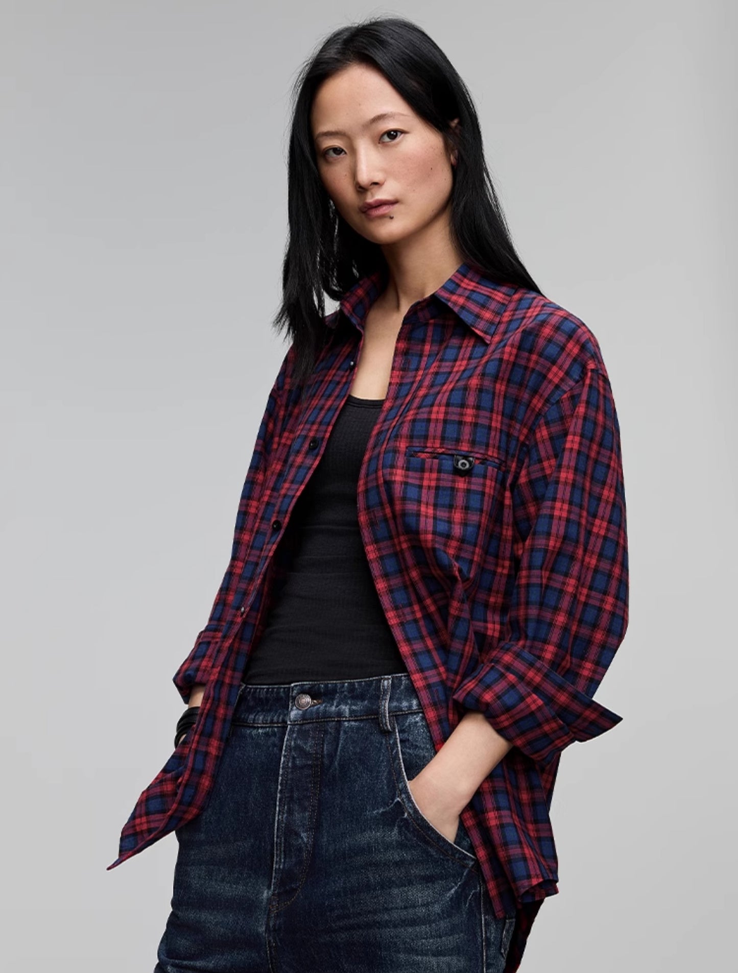 Drop Shoulder Casual Shirt