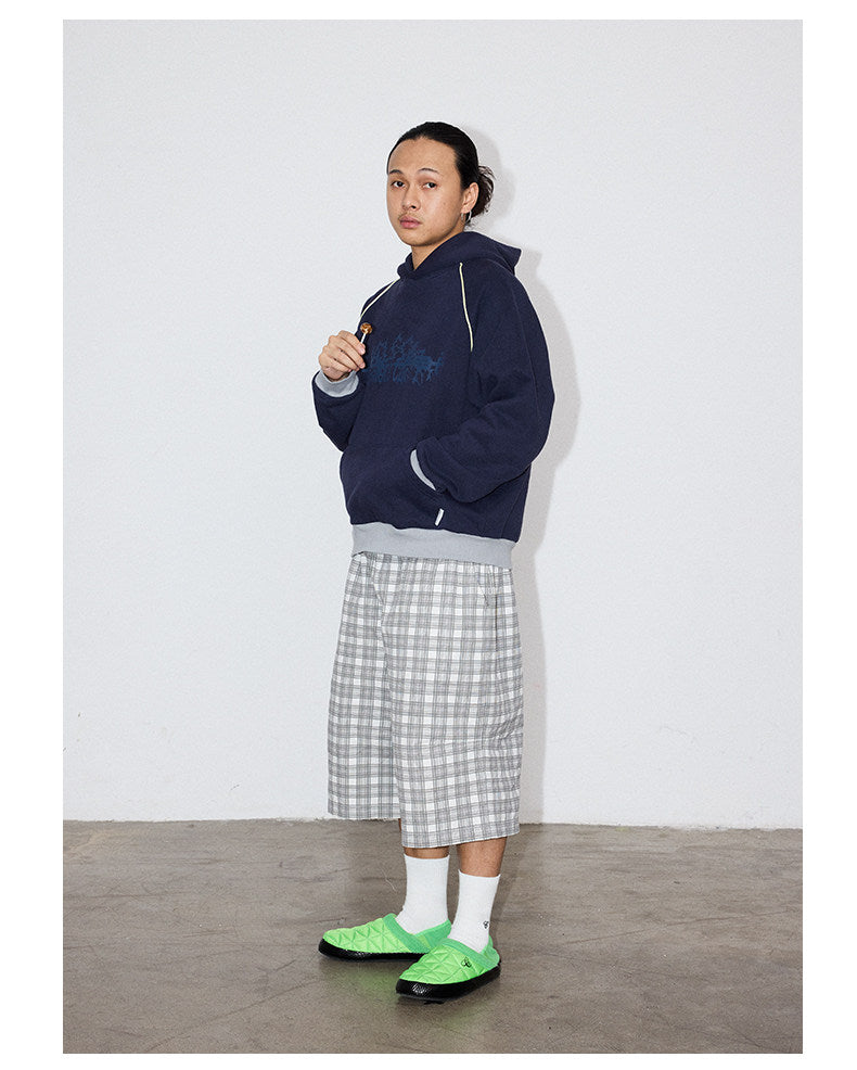 Retro Raglan Sleeve Hoodie