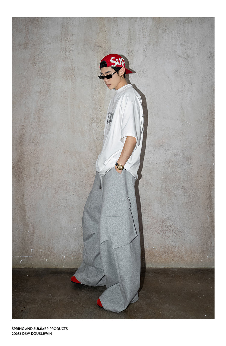 Niche Pleated Casual Pants