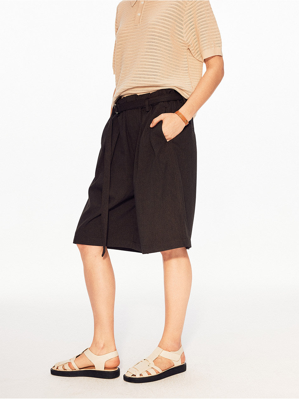 No-Iron Loose-Fit Shorts
