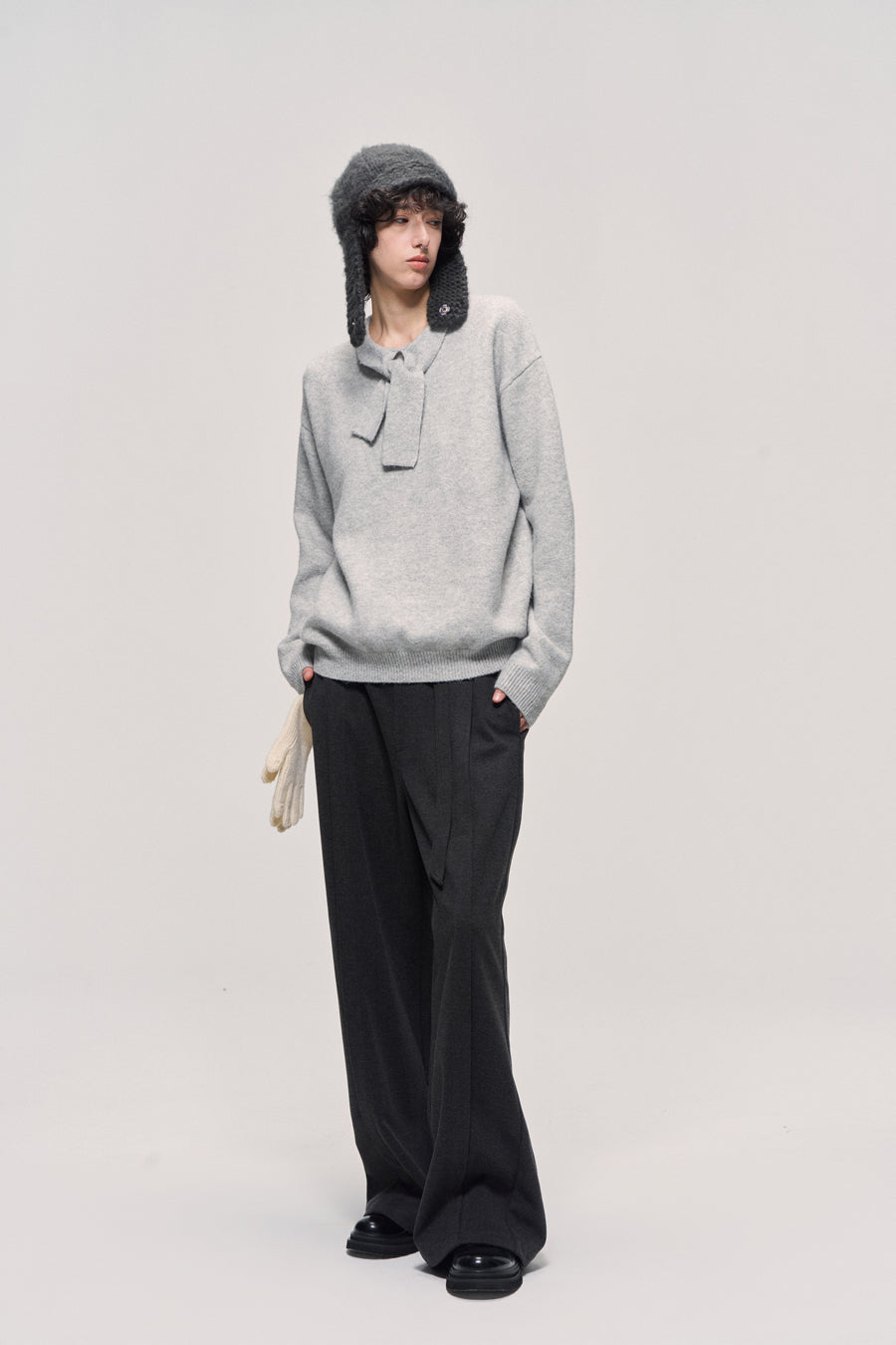 Center seam casual pants