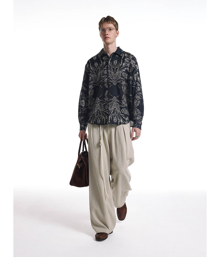 Loose-Fit Floral Shirt