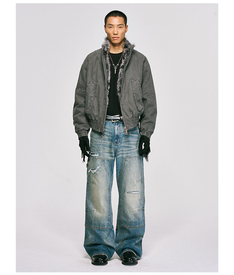 Loose Straight Leg Jeans