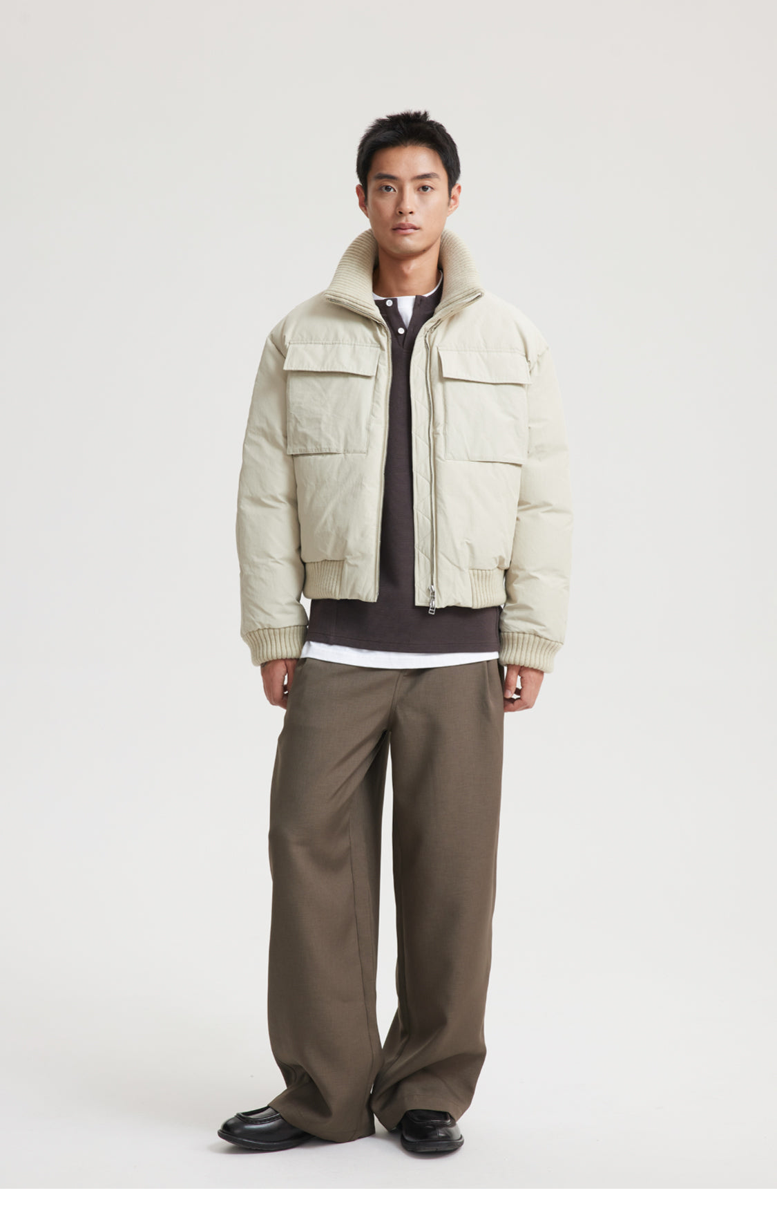 Large Pocket Down Jacket