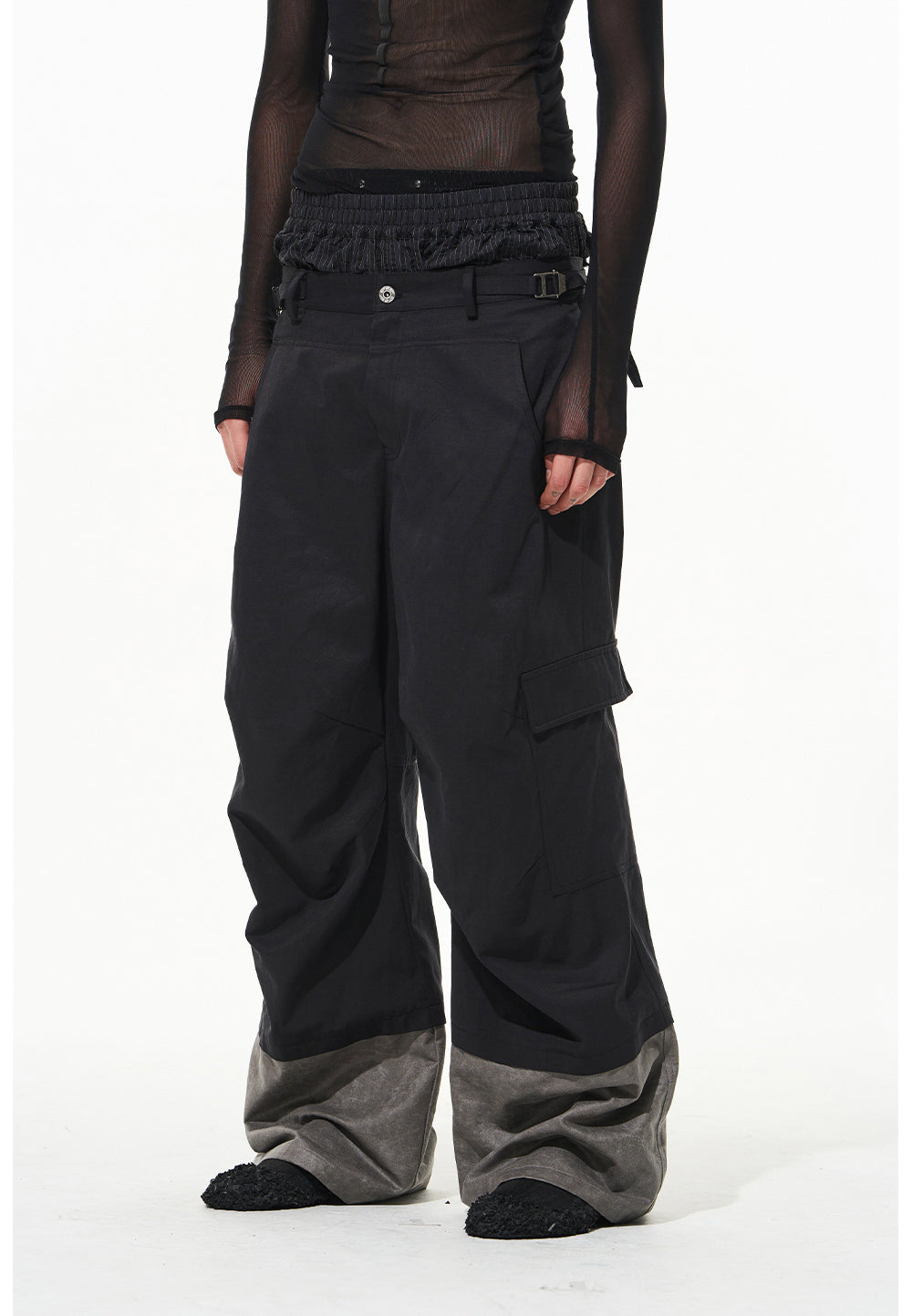 Three-layer workwear casual pants