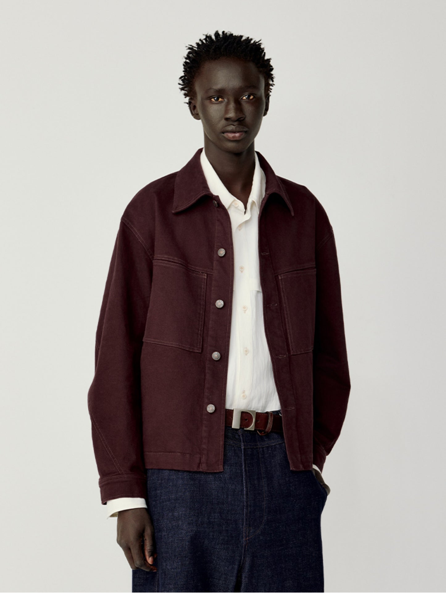 Patch Pocket Loose Jacket