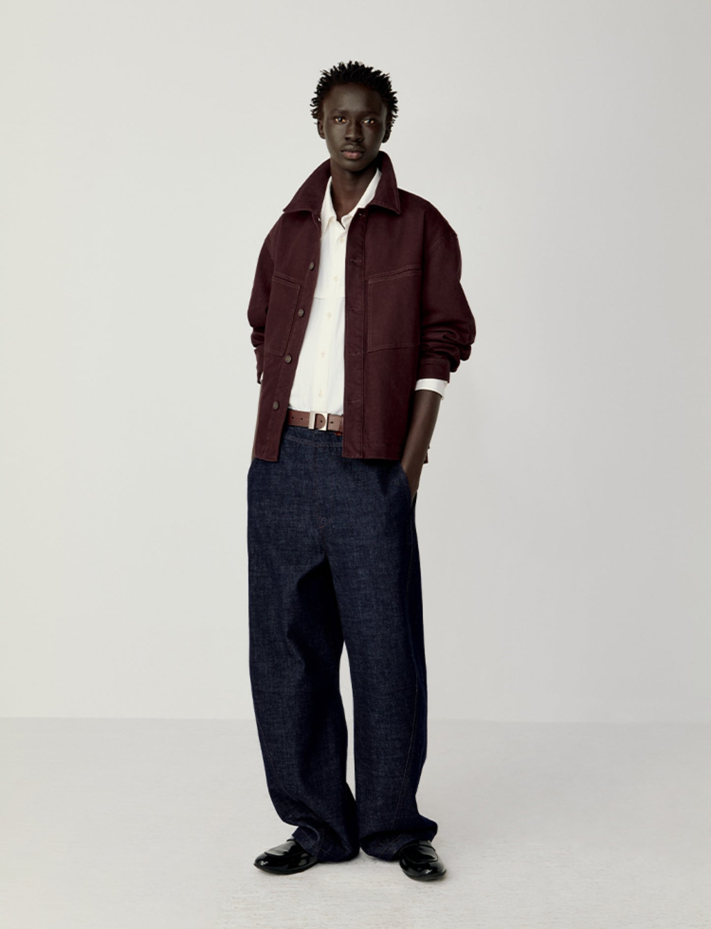 Patch Pocket Loose Jacket