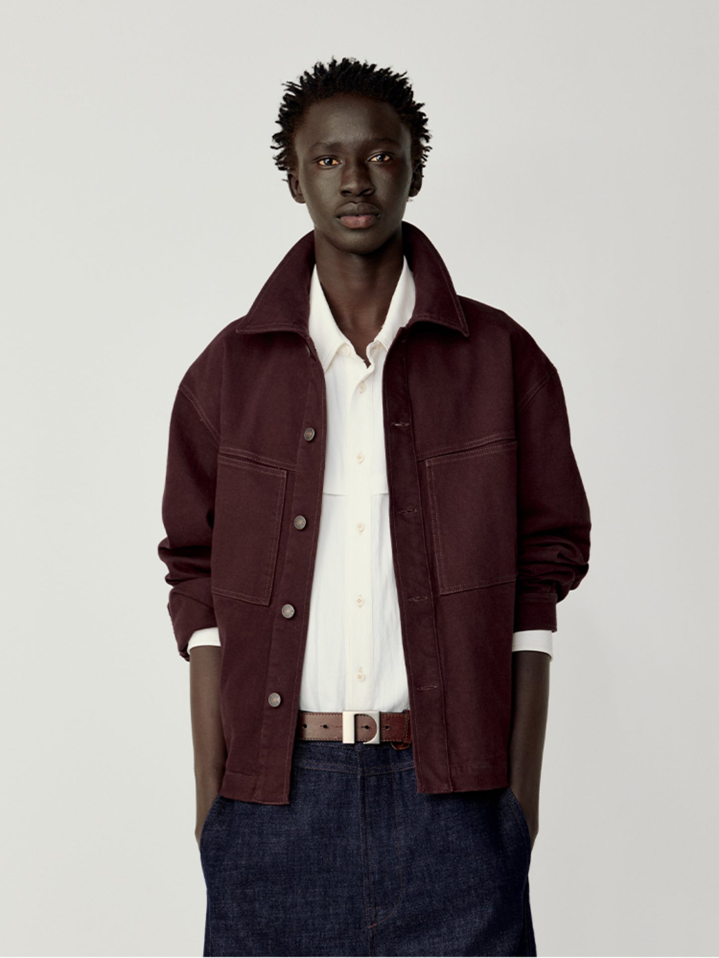 Patch Pocket Loose Jacket