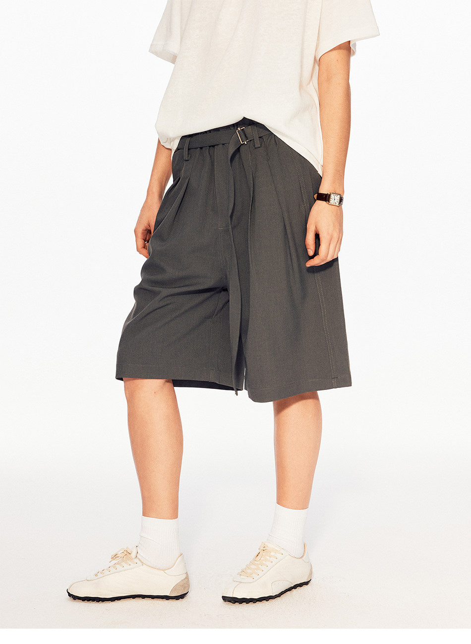 No-Iron Loose-Fit Shorts