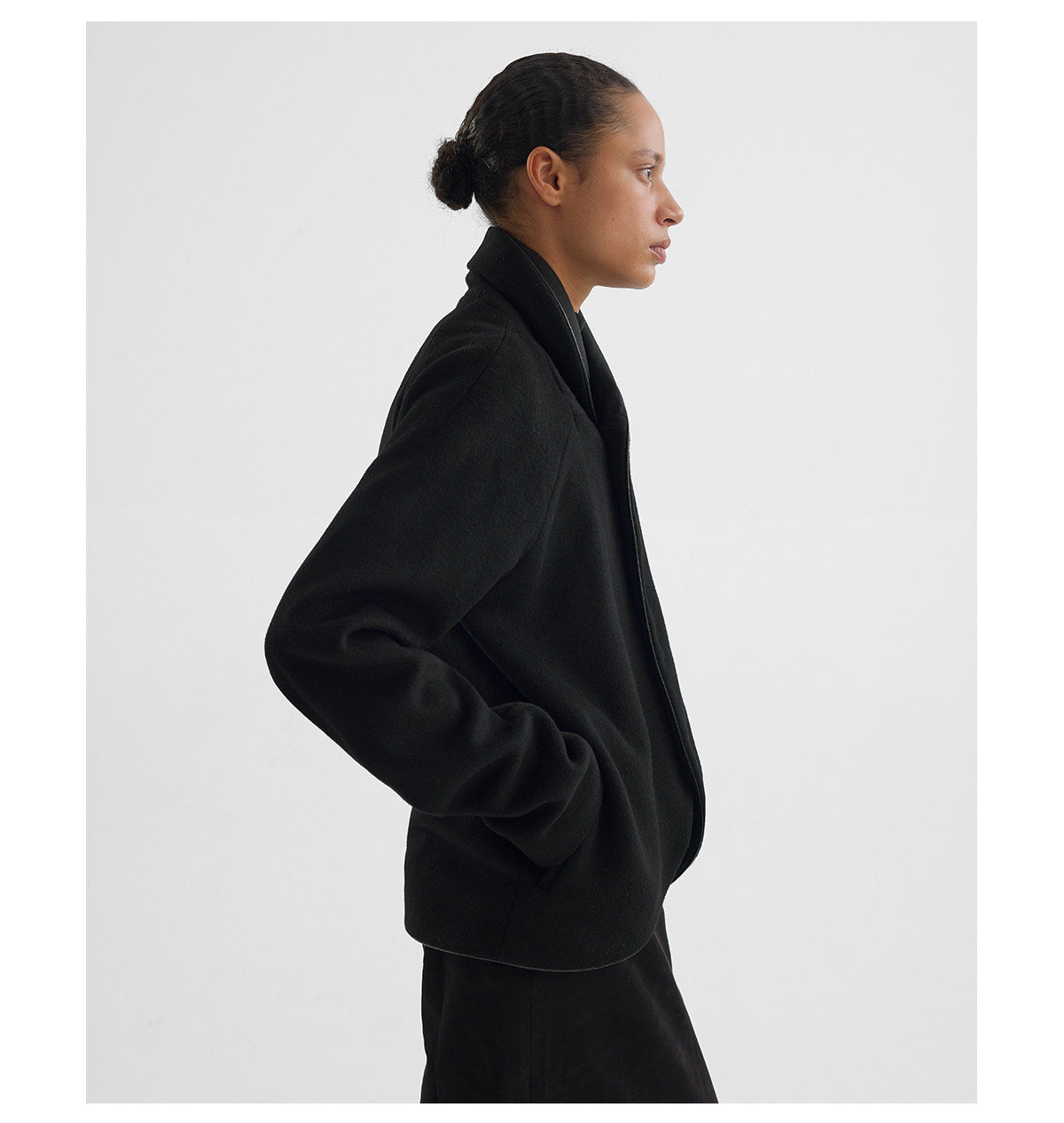 Faux Double-Breasted Jacket