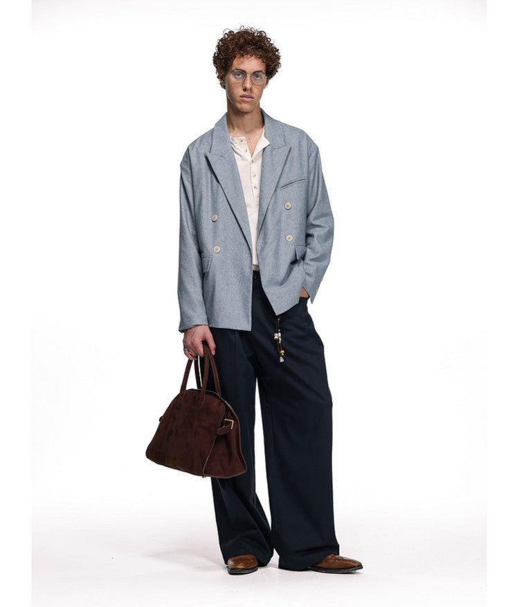 Minimalist Linen Blend Jacket