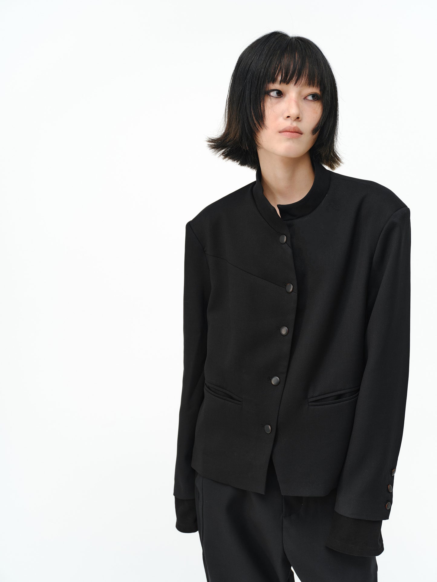 Custom-made stand-collar jacket