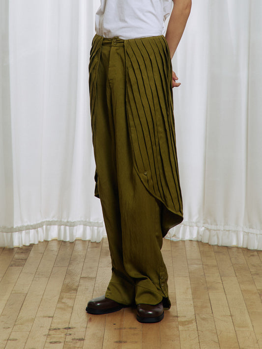 Pleated Casual Pants